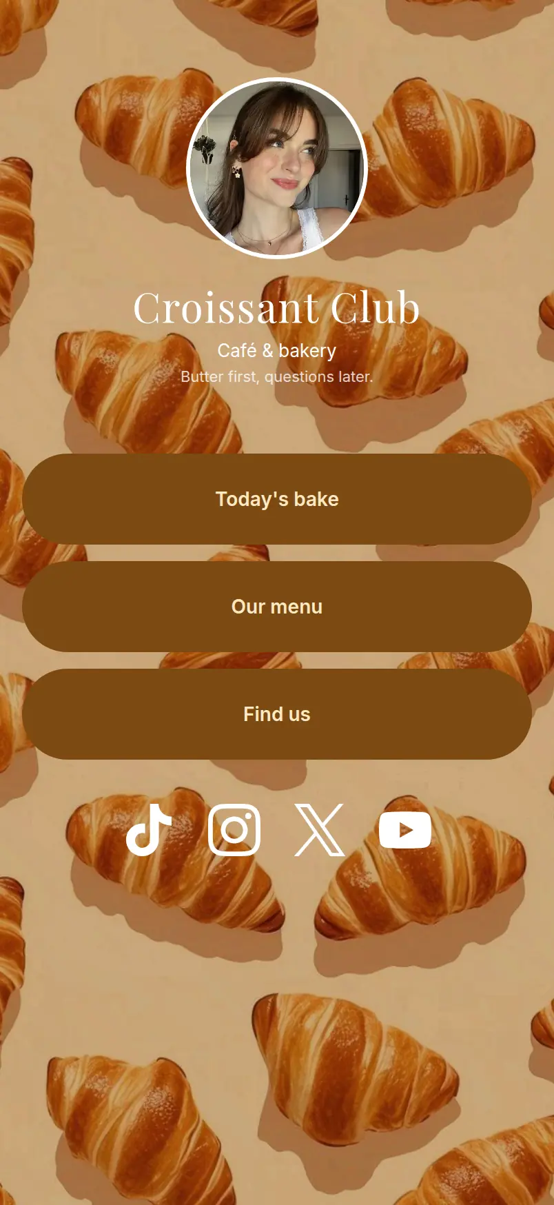 Croissant Club template